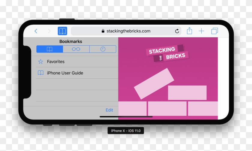 Download Btw, The Bar On Bottom Is Not A Scrollbar Iphone X Notch