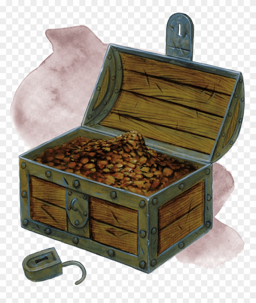 To Any Dragonborn, The Clan Is More Important Than - Treasure Chest Dnd Png Clipart #2061685