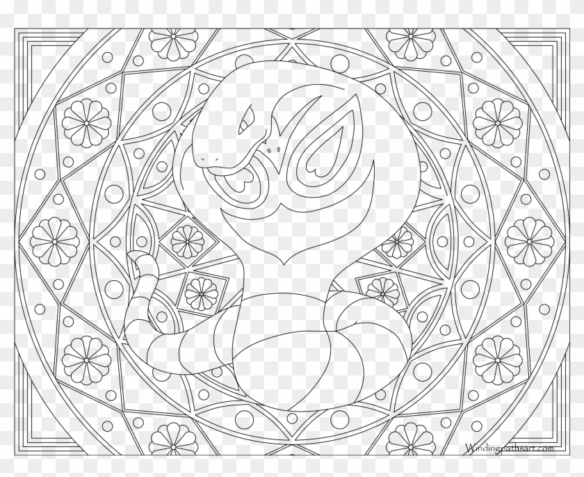 Free Coloring Page - Mandalas Para Colorear De Pokemon Clipart