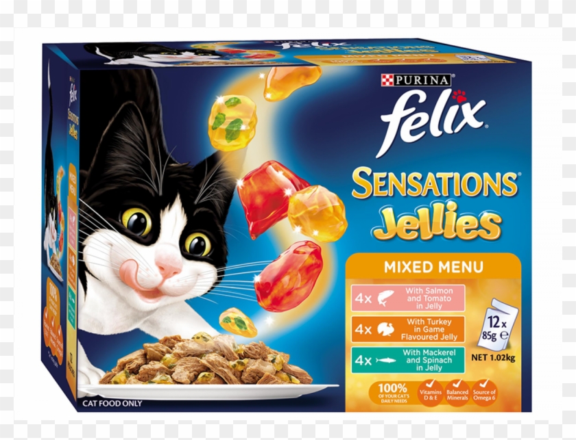 More Views - Felix Cat Food Jelly Clipart