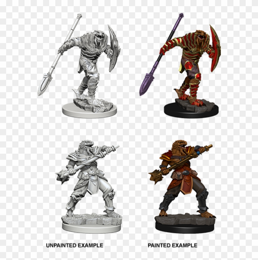 Wzk73340 Dragonborn Fighter $4 - Nolzur's Marvelous Miniatures Dragonborn Painted Clipart #2061884