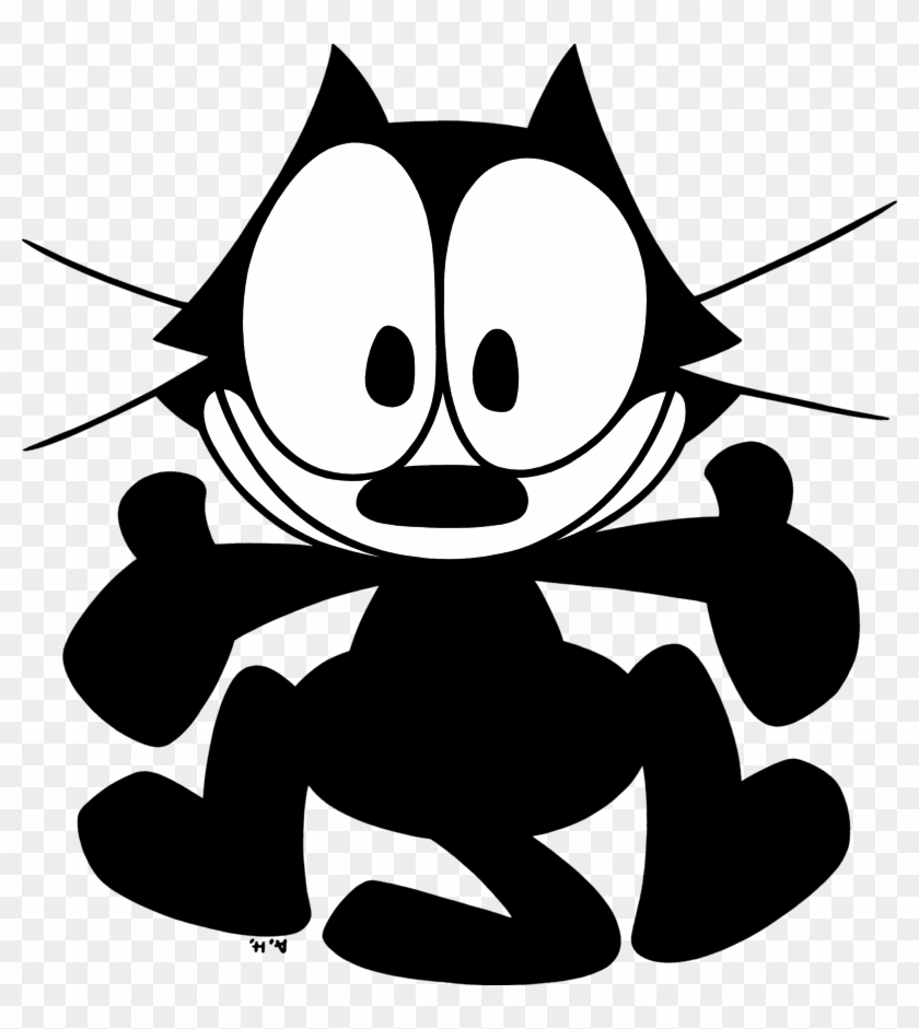 Felix The Cat 1920s - Cartoon Clipart