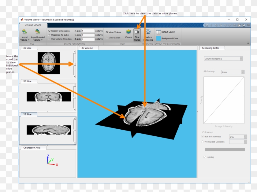 You Can Also Zoom In And Rotate This View Of The Data - Matlab Volume Viewer App Clipart
