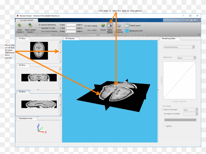 You Can Also Zoom In And Rotate This View Of The Data - Matlab Volume Viewer App Clipart #2062077