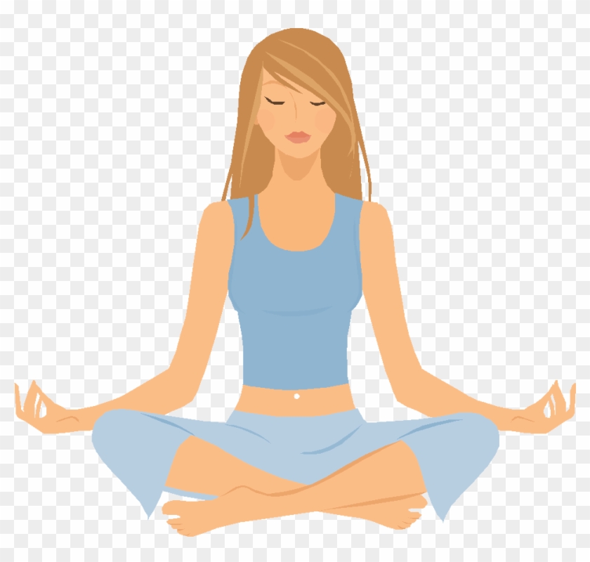 Yoga Clipart Yoga Teacher - Relaxation Clipart - Png Download #2062561
