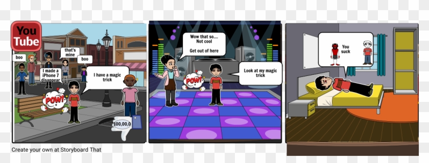 The Disappearing Magician - Cartoon Clipart #2063695