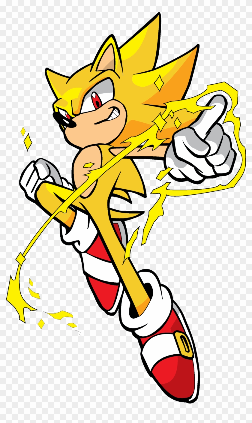 Super Sonic Png - Super Sonic Transparent Clipart #2063873