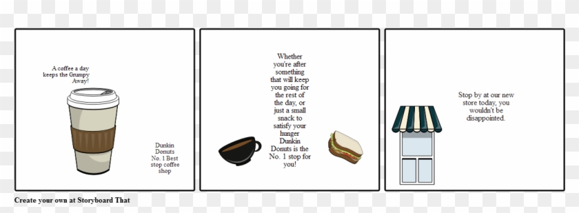 Dunkin Donuts - Fast Food Clipart