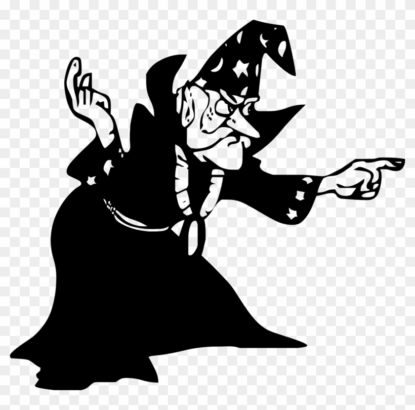 Magician Clipart Drawing - Png Download
