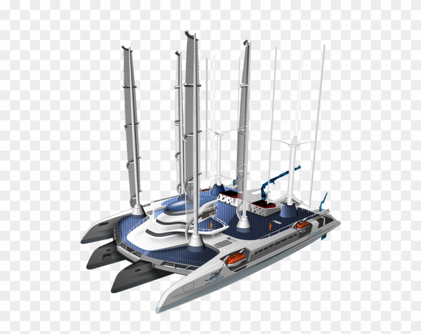 Collecting Plastic At The Very Source Of The Pollution, - Aircraft Carrier Clipart