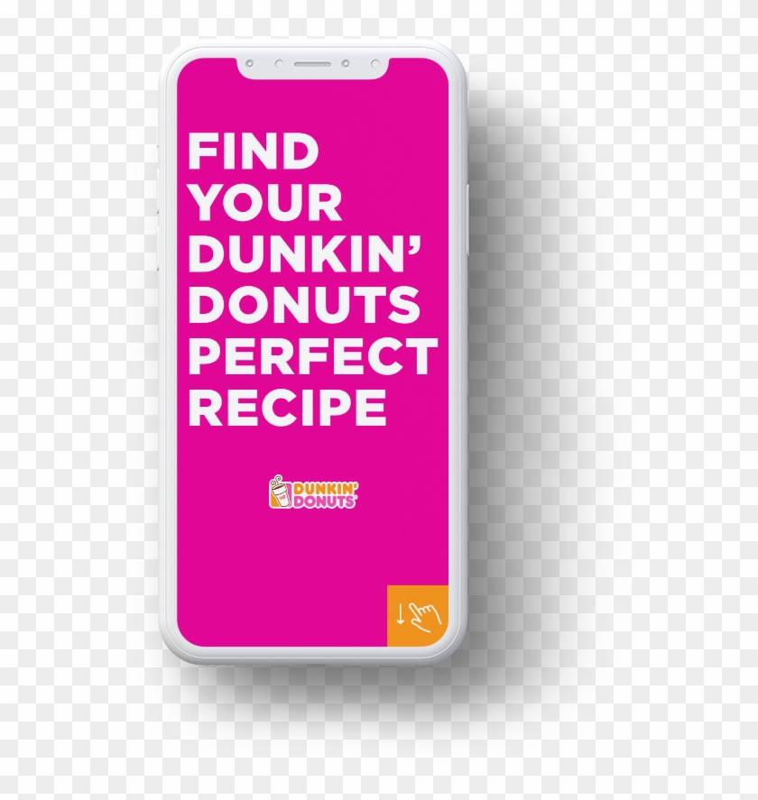 The Ad Helped Promote Dunkin Donuts Flavors While Allowing - Smartphone Clipart #2064120