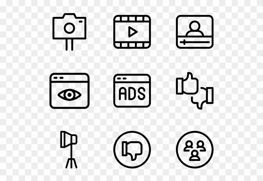 Influencer - Manufacturing Icons Clipart #2064312