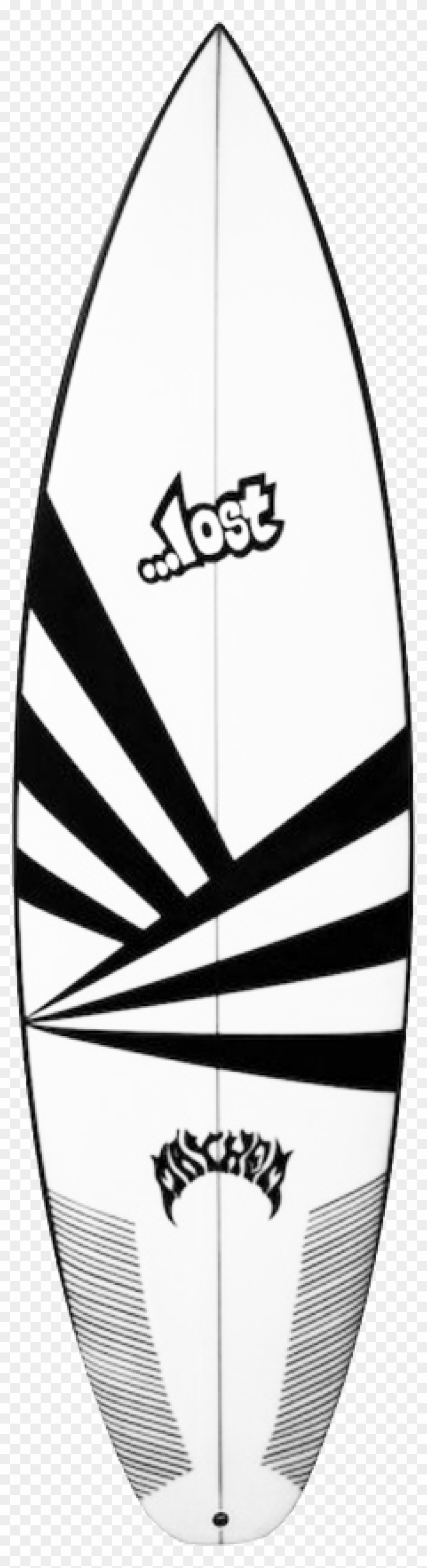 5'1 Lost Short Round Surfboard - Lost Surfboards Clipart