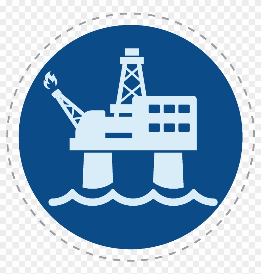 Injuries On Oil Rigs - Offshore Oil Rig Icon Clipart #2064591
