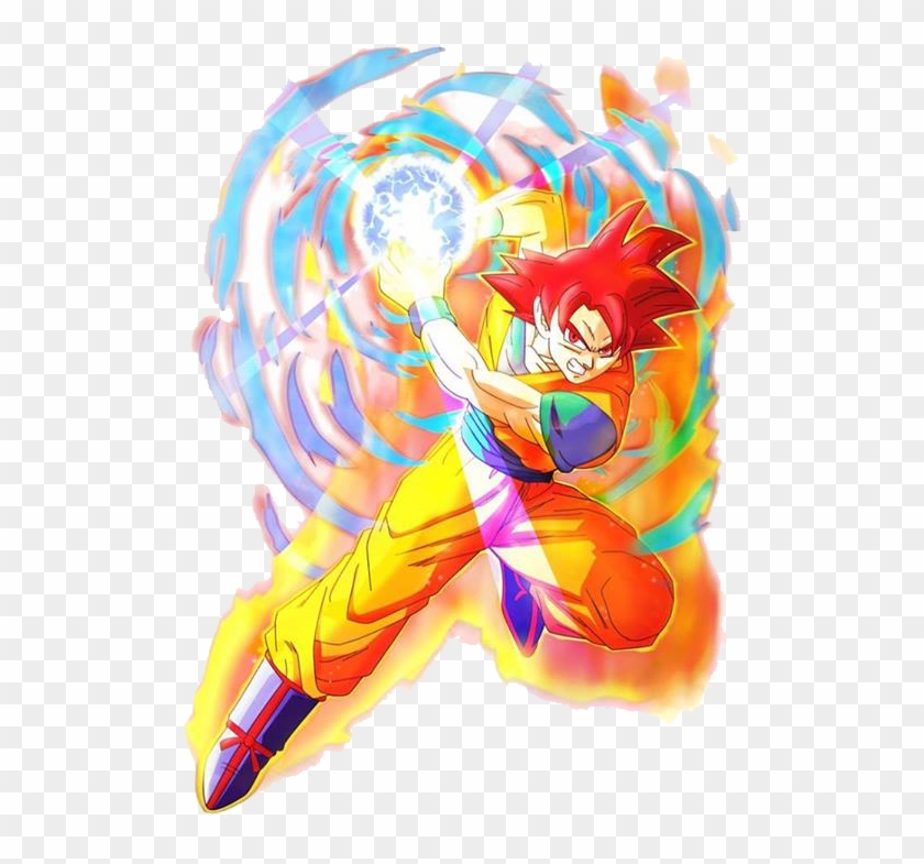 Goku Super Sayayin Dios Png - Super Saiyajin Dios Png Clipart #2064708