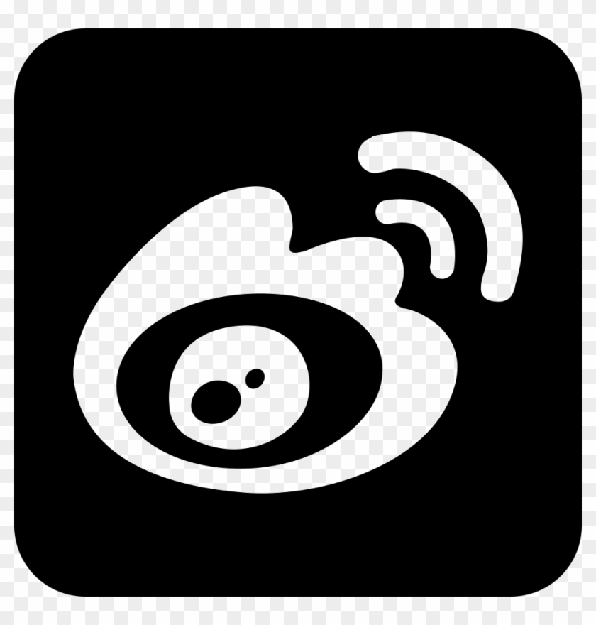 Png File Svg - Sina Weibo Logo White Clipart