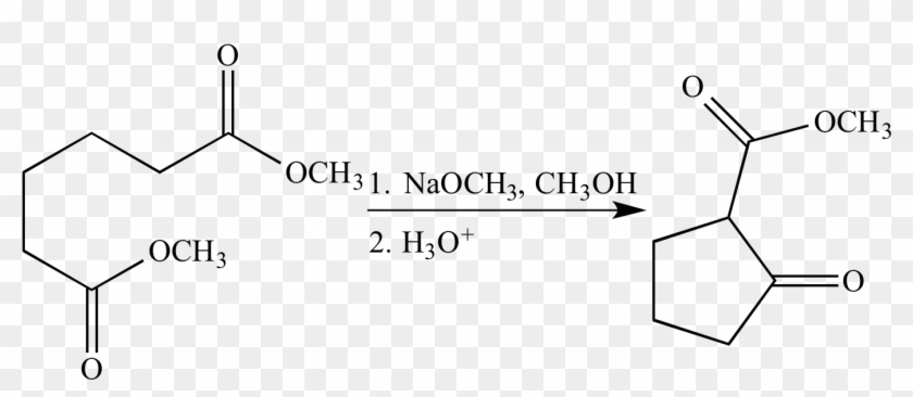 In This Example Of The Dieckmann Condensation Reaction, - Dieckmann Condensation Clipart