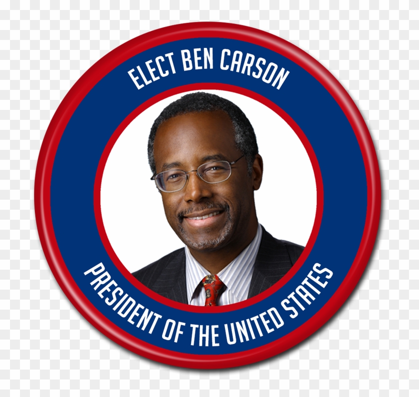 Ben Carson Button - Emblem Clipart #2065090