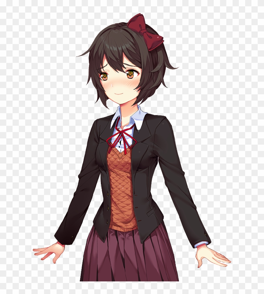 No This Makes Me Cringe - Sayori Black And White Clipart