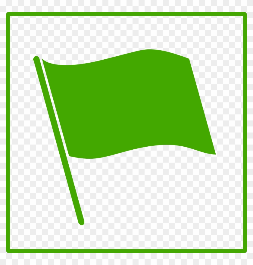 Green Flag Icon Clipart #2065427