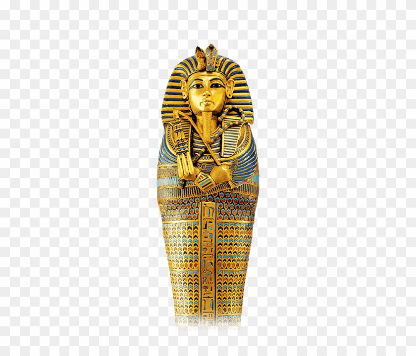 One Of Egypt's Famed King Tutankhamun's Golden Sarcophagi - King Tut Pharaoh Clipart