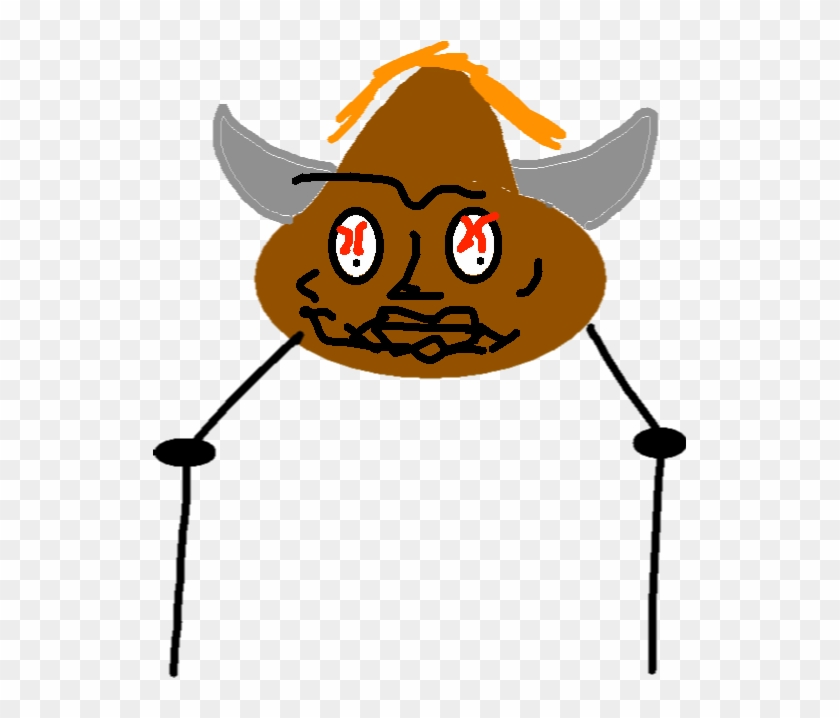Evolved Volcano Enemy Cringe - Cartoon Clipart