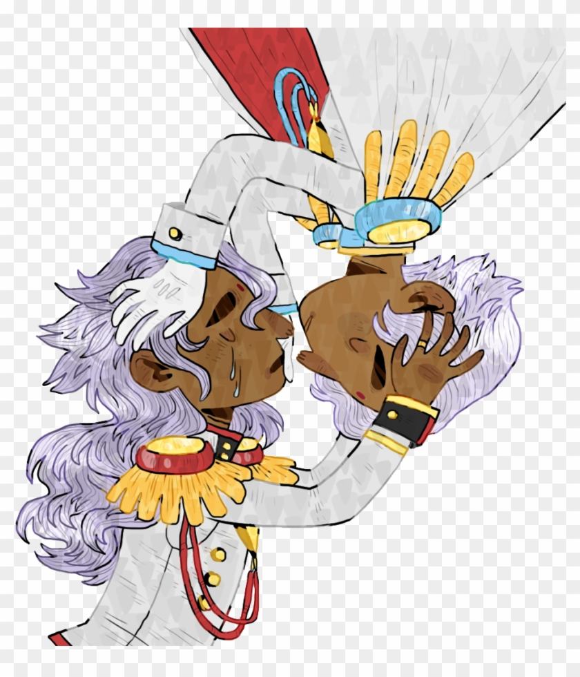 Akio And Dios - Cartoon Clipart