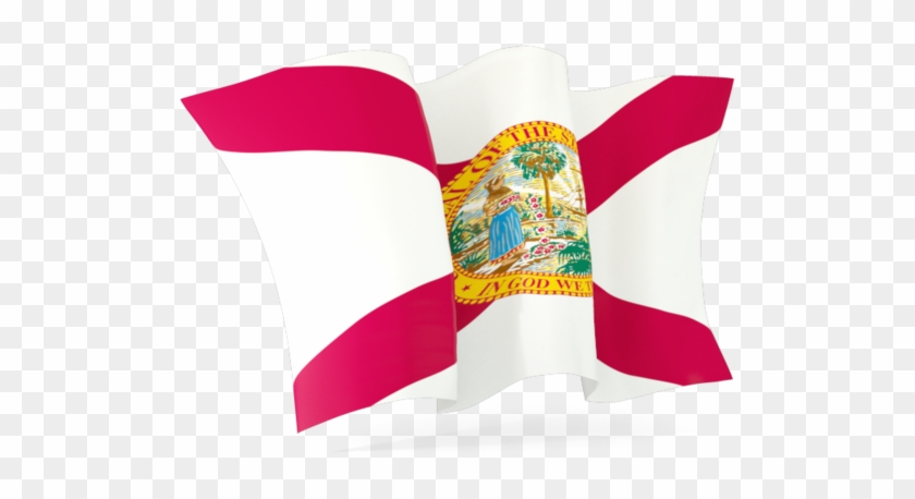 Florida Flag Vector - Waving Florida Flag Clipart #2065806