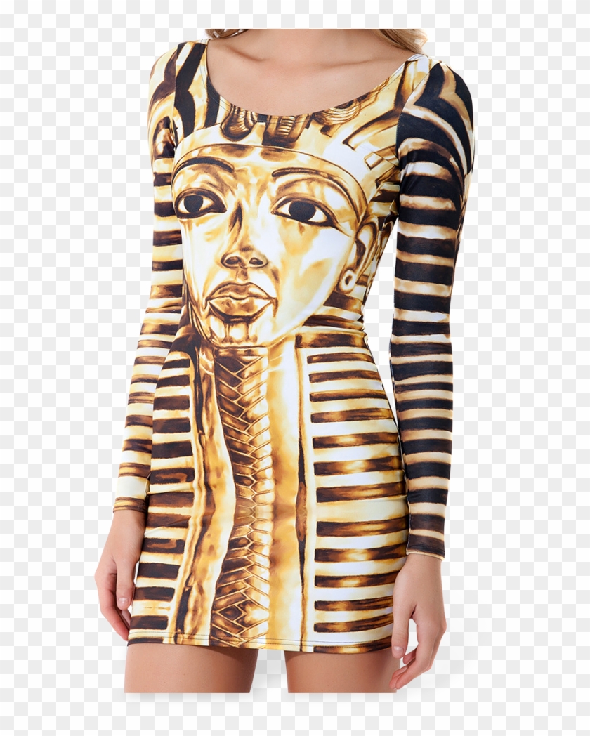 Black Milk Clothing King Tut Long Sleeve Dress L Bnwt Clipart #2066175