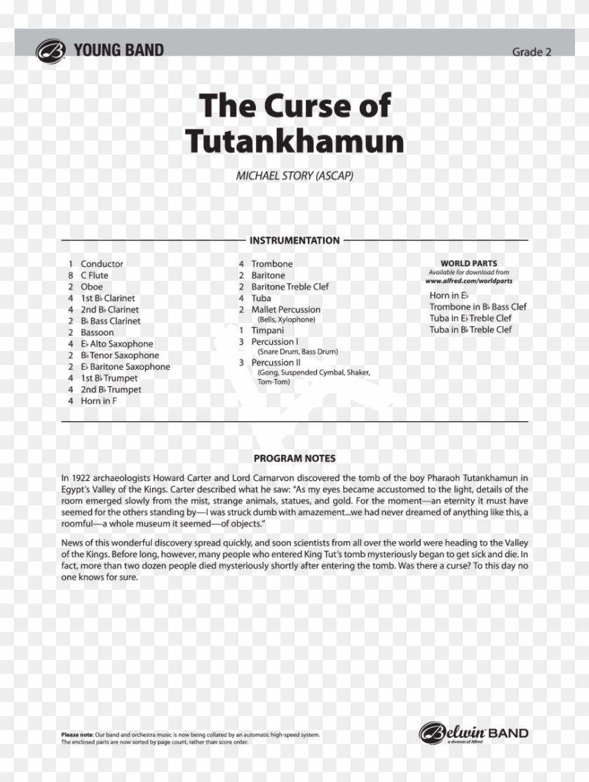 Tutankhamun Thumbnail - Curse Of Tutankhamun Story Clipart