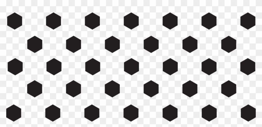 Hex Pattern Background Large - Monochrome Clipart #2066386