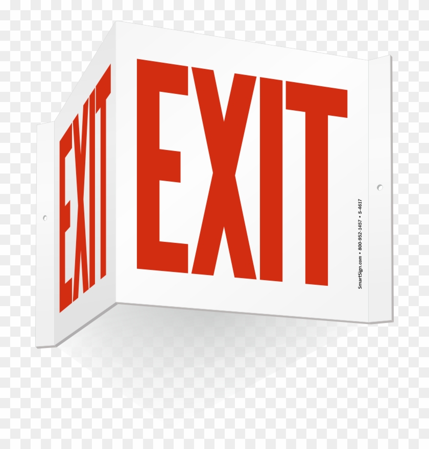 Exit Big Size Sign - Exit Gif Png Clipart #2066572