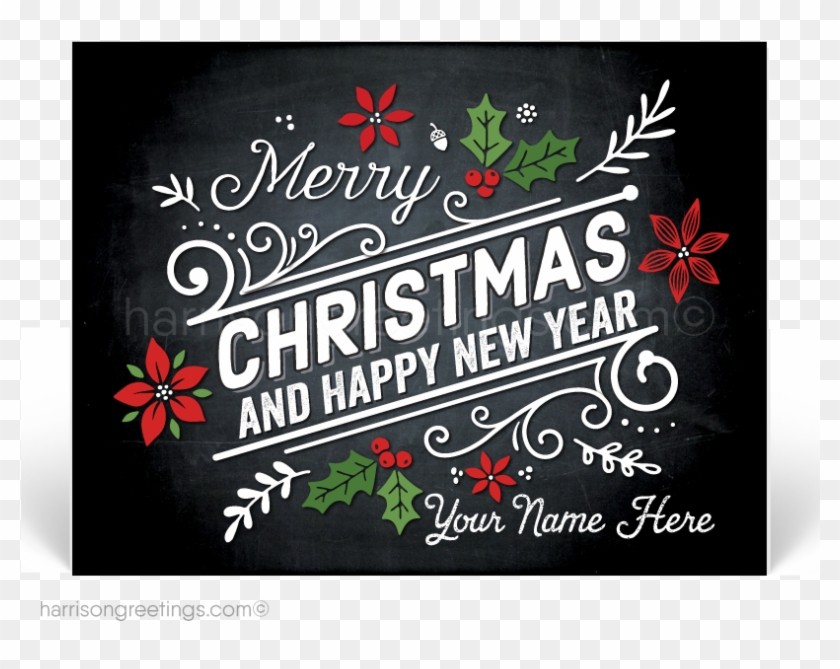 Holiday Postcards Harrison Greetings Business Greeting - Merry Christmas Card Customers Clipart #2066841