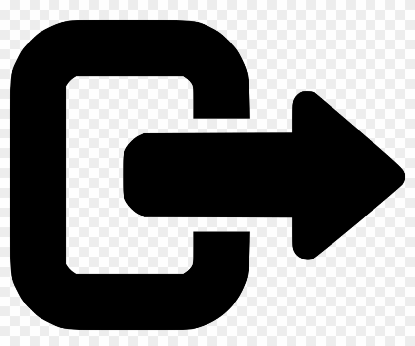 Exit Symbol Comments - Sign Clipart #2066948