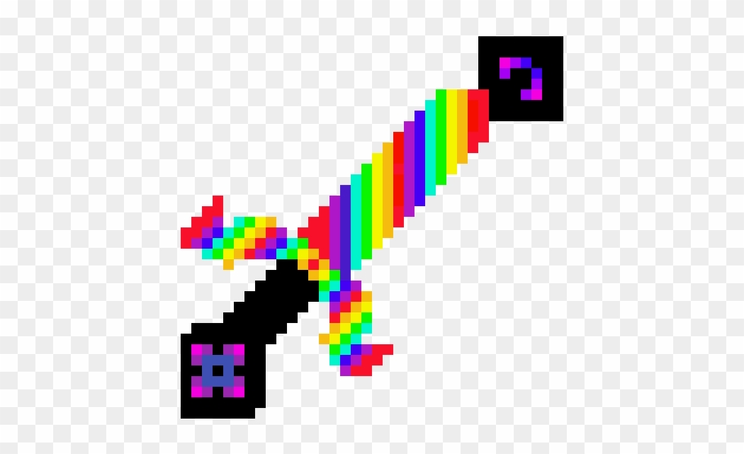 Rainbow Sword Of Darkness - Graphic Design Clipart #2066951