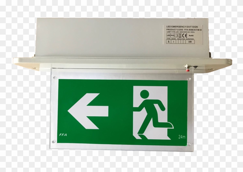 Exit Sign Png Clipart #2066985