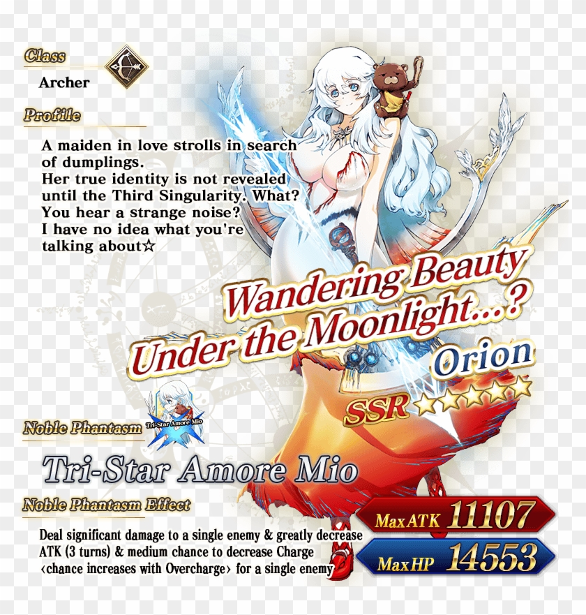 Orion Feature - Does Moon Goddess Dream Of Dumplings Clipart