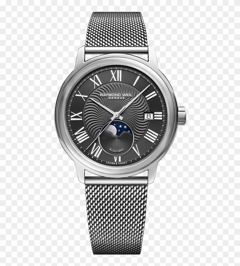 2239m St 00609 Maestro Moon Phase Raymond Weil - Raymond Weil Maestro Moon Phase Clipart