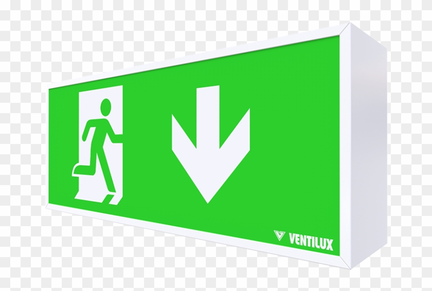 Superior 58 Metre View Exit Sign - Beltrona Mexm7.25.01 Escape Route Lighting Wall Surface-mount Clipart #2067321