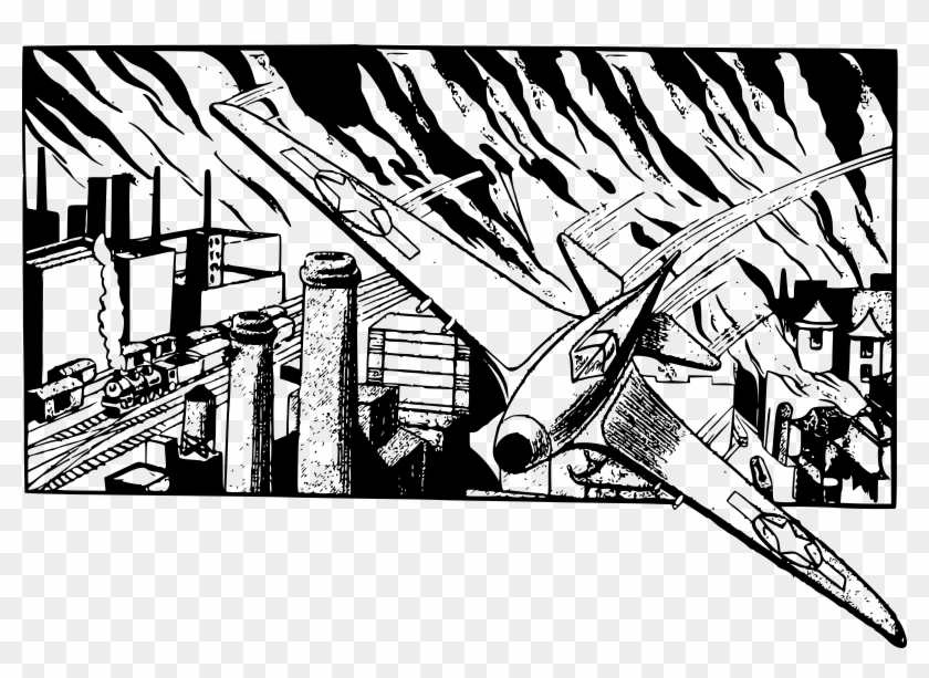 2400 X 1638 9 - Bombing Of Tokyo Drawing Clipart #2067511
