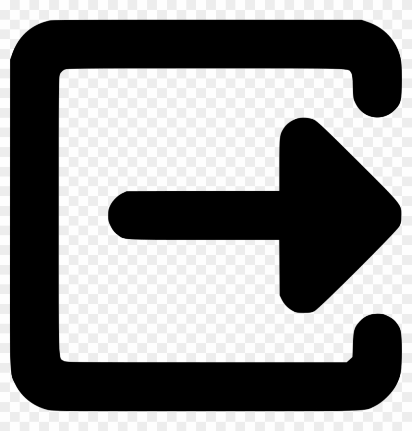 Logout Log Out Exit Sign Out Comments - Svg Icon Logout Free Download Clipart