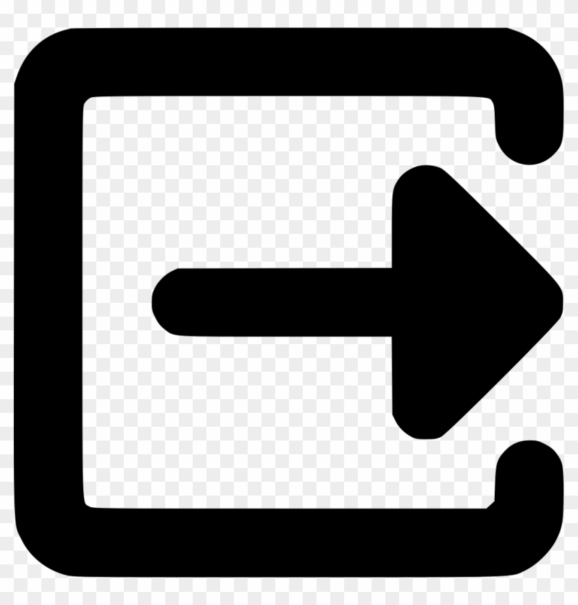Logout Log Out Exit Sign Out Comments - Svg Icon Logout Free Download Clipart #2067615