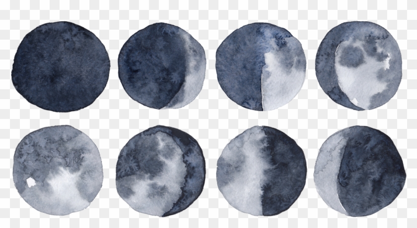 Below You Will Find The 2019 Moon Phase Calendar With - Canvas Above Bed Clipart #2067660