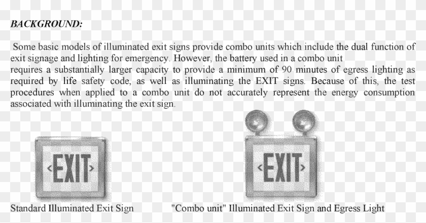 Our Basic Combo Models Are A Combination Of Egress - Exit Sign Clipart
