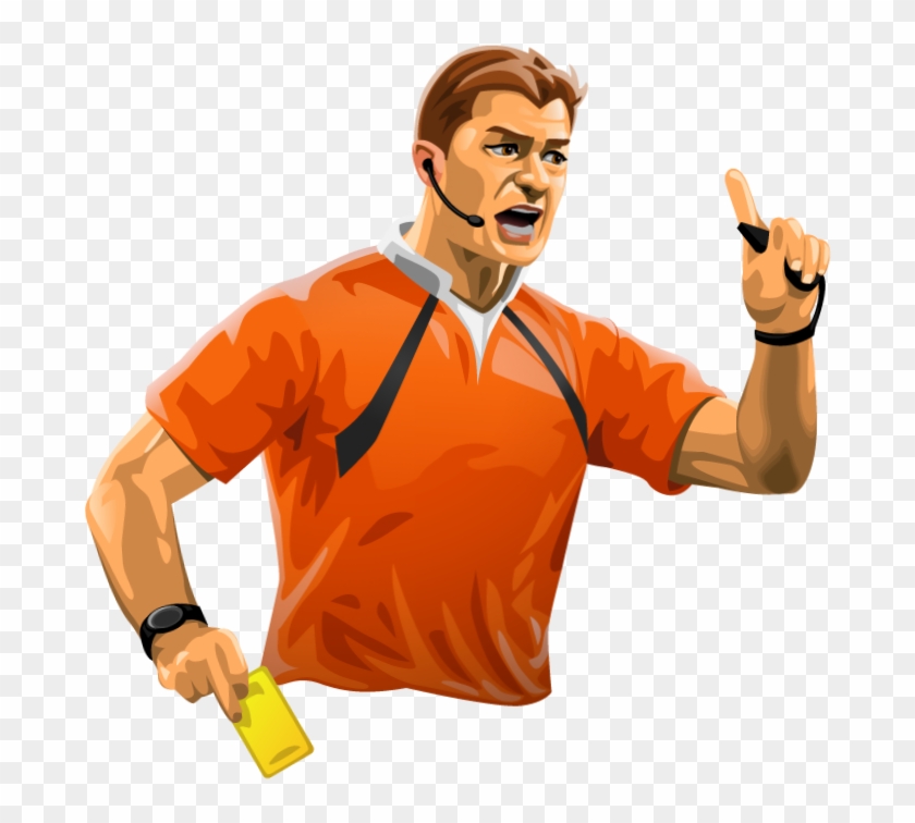Referee - Illustration Clipart