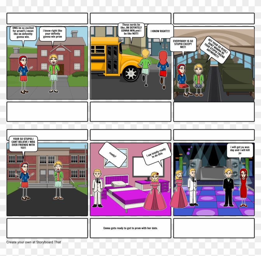 The Bully Story - Cartoon Clipart