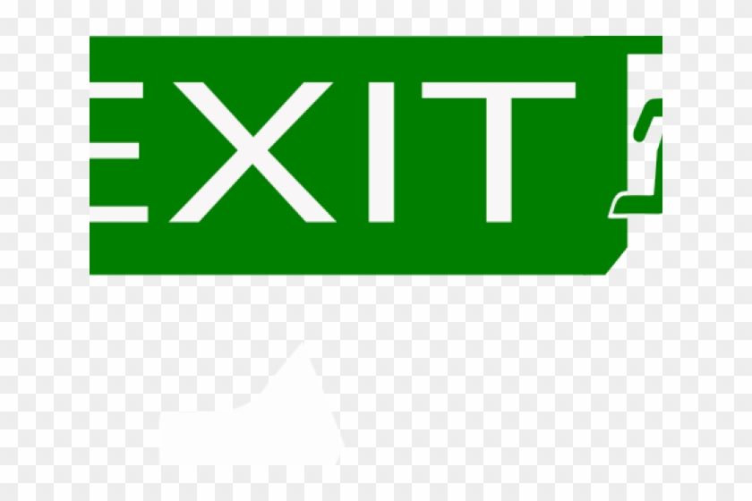 Exit Clipart Exit Sign - Png Download #2068020