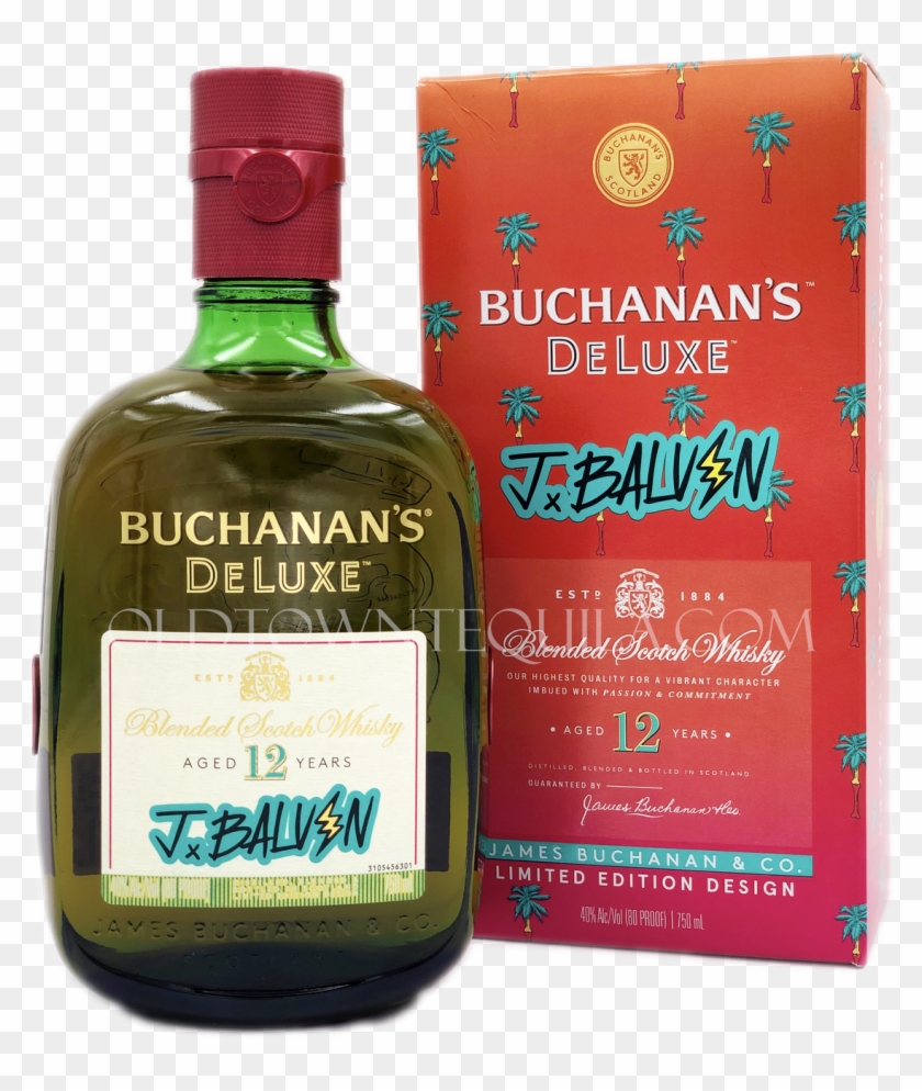 Buchanans Deluxe J Balvin 12 Year Limited Edition Scotch - Glass Bottle Clipart #2068048