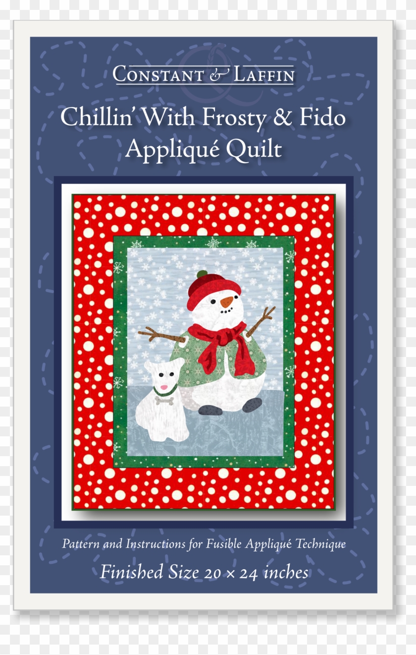 Frosty & Fido Pattern Cover - Christmas Clipart #2068569
