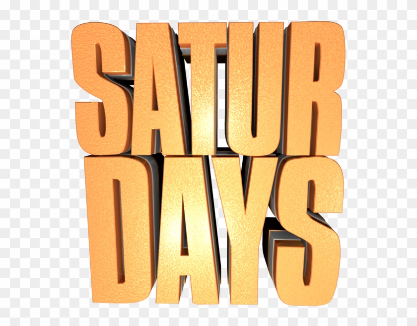 Saturdays - Orange Clipart #2068597